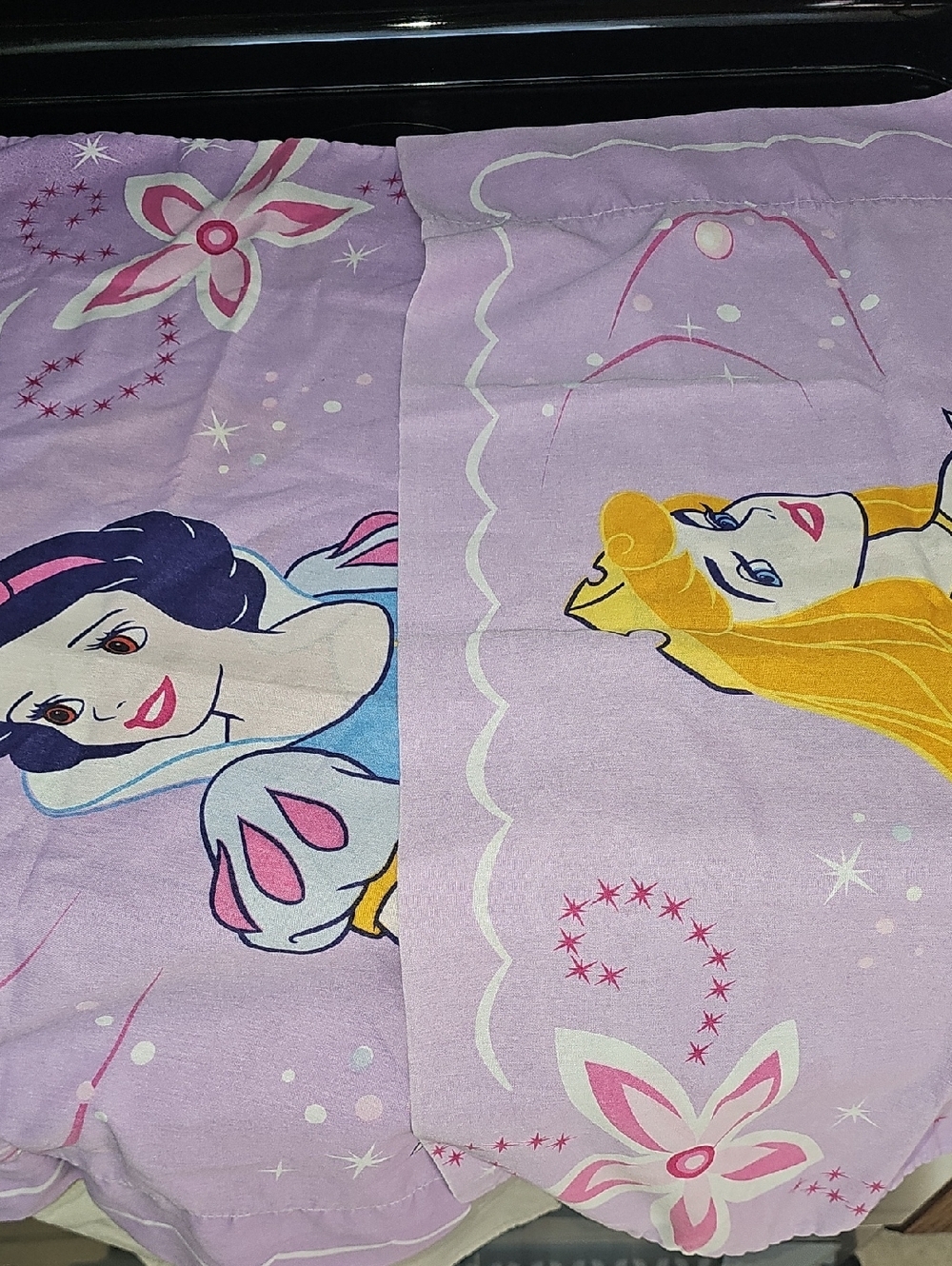 Disney Princess Vintage Pillowcase Set Snow White/Sleeping Beauty On Each One